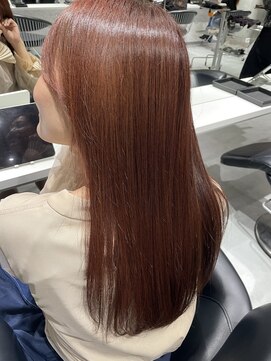 ジンジャー(GINGER) 新髪質改善×トリートメント×春カラー×ピンク