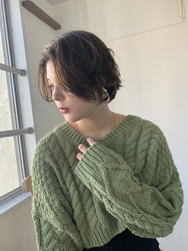 エクリ 麻布十番(equri) ショコラベージュカラー 20代30代40代 大人かわいいショート