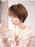 センター南/前下がり/ナチュラルマッシュ/似合わせカット