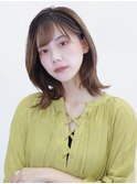 【大人ミディアム】簡単外ハネスタイリング♪