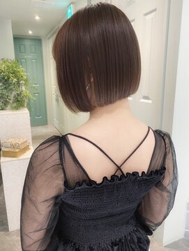 エル バイ ロンド 関(elle by Lond) [elle by lond]栗原　瑠世　艶感縮毛矯正×ボブ