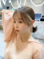 シーシンジュク 新宿南口(Sea shinjuku)&nbsp;韓国風前髪×グレージュカラー【髪質改善/新宿/マッシュパーマ】