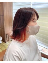 カンシャル(Kanshall)&nbsp;インナーカラー　レイヤーボブ