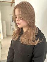 コト 福井大和田店(coto)&nbsp;福井　大和田　ハイトーン　ミルクティーベージュ　外国人ヘア