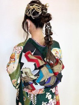 【長岡/着物を楽しむ◎】特別な日のお支度はお任せください♪旬なデザインのヘアセットも好評！