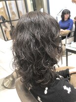 ネオリーブギンザ 銀座店(Neolive GINZA)&nbsp;くるくる質感がオシャレなパーマスタイル　銀座美容室