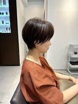 ネイロ 錦糸町(NeiRo)&nbsp;魅力倍増カールセミディシアーカラーダークアッシュショートヘア