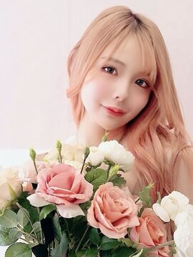 リノ 金山(Rino) デザインカラー/レイヤーカット/ウェットヘア/オリーブベージュ