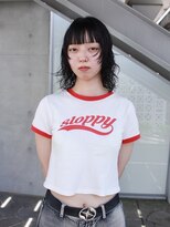 シアン(SYAN) ウルフパーマ/パーマ/レイヤーパーマ/ウルフカット/ぱっつん前髪