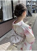 浴衣ヘアアレンジ