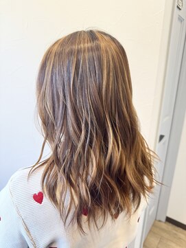 ストーリア 川崎店(STORIA) バレイヤージュ×セミロング