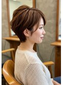 ショートボブ20代30代40代髪質改善白髪染め狭山ヶ丘駅