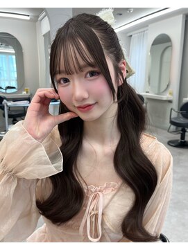 リッカ(LICCA) (licca内堀)韓国ヘア×ハーフアップ×レイヤーカット