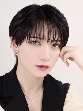 オーシャントーキョー 原宿(OCEAN TOKYO) 韓国シースルーラウンドマッシュ黒髪