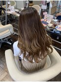 【#モカブラウン】×ギャルにならないハイライト×ケアブリーチ