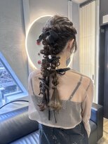 ジゼル 筑紫野(GiseL)&nbsp;編みおろしヘア