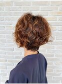 大人のふんわりショートヘア
