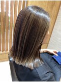 白髪ぼかしハイライト