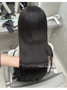 ロウ 札幌(ROW) ラベンダーグレージュ/暗髪カラー/髪質改善/艶髪