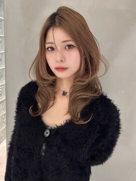 ロンド ジュルード 名古屋(Lond jeloud) KENStyleミディアムレイヤーフォワード巻きスタイル