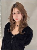 KENStyleミディアムレイヤーフォワード巻きスタイル