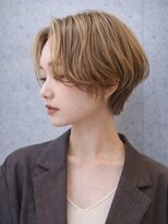 ラルジュヘアイコール(Large hair equal =)&nbsp;ショートボブハンサムショート小顔レイヤーカットトレンド