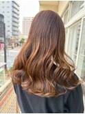 グラデーションブラウンベージュ