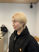 アリュメ 三重鈴鹿店(allum)&nbsp;* ブリーチ2回～ ハイトーンミルクティーベージュ *