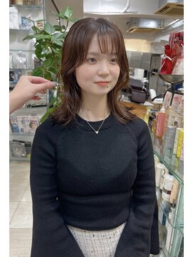 オブヘアージユウガオカ(Of HAIR Jiyugaoka) 【外はねミディアム】