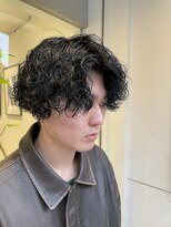 シアンメンズ 矢場町(CYAN MEN'S)&nbsp;ブリーチ履歴にスパイラルパーマ