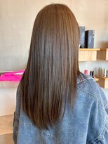 カミソメヤイロドリ(髪染やIRO-D-ORI)&nbsp;ベージュカラー 髪質改善 艶髪 透明感カラー 20代 ブラウン