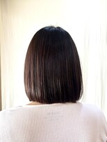 ココカラヘアー ニコ(cococara hair nico)&nbsp;ボブ/トリートメント/顔まわりカット/オリーブカラー/髪質改善
