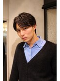 men's/メンズ/ダウンパーマ/黒染め/韓国/ブルーブラック/池袋
