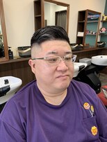 杉田理容館&nbsp;サイドパートスタイル