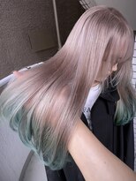 イエナ 渋谷(IENA)&nbsp;ローライトカラーくびれミディ韓国風レイヤーケアブリーチ