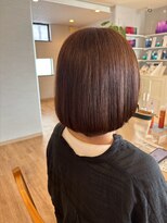 リーク(LEEK) まとまり重視の大人ボブ♪(白髪染め)