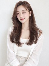 ソルナ 西宮(SOLUNA) 大人可愛い艶ブラウンロング
