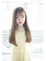 サロンドミルク 原宿(salon de MiLK)&nbsp;【salon de MiLK 原宿】シースルーバング×耳かけオルチャンヘア