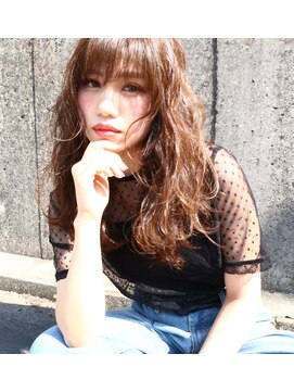 チェリッシュ(cherishh) ☆波巻きミックスカールでこなれ感☆