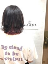 バカンス(VACANCES)&nbsp;インナーカラー　ベビーピンク