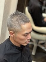 オムヘアーバイグルーマーズ(HOMME HAIR by GROOMER/S)&nbsp;ボウズフェード・スムースカット.Hommehair2nd櫻井