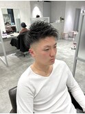 大人アップバング×フェードスタイル0.4mm/9mm