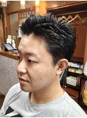 サイドパートショートスタイル（スキンフェード）〔新大塚〕床屋