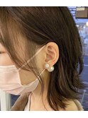 【耳掛けレイヤー】インナー/イヤリング/前髪