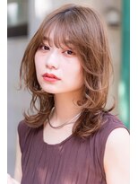 アルテ(ARTE)&nbsp;【ARTE表参道/青山】モテ髪ミディアム×ブリーチなし透明感