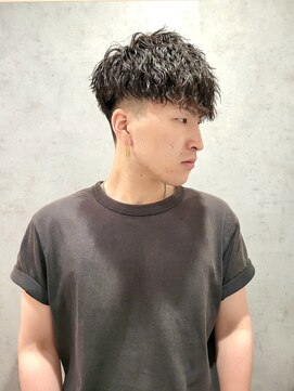 ヘアガーデン オフ(hair garden off) 大人黒髪パーマ~前下りツイストスパイラル~