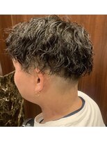 プレミアムバーバー 新宿店(PREMIUM BARBER produce by HIRO GINZA)&nbsp;フェード　スパイラルパーマ
