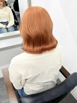 セレーネヘアー 難波店(Selene hair)&nbsp;ペールオレンジカラー♪