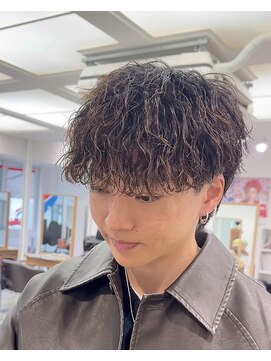 オーシャントーキョー 心斎橋(OCEAN TOKYO WEST) 波巻きパーマメンズツイストスパイラルパーマツーブロック