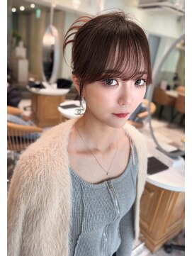 ロンド ロビン 栄(Lond robin) 【Lond robin】木屋元一 前髪/顔まわり/2way/韓国/レイヤー